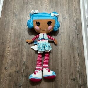 LALALOOPSY BIG 26"  BLUE HAIR MITTENS PILLOWTIME PALS STUFFED ANIMAL PLUSH TOY